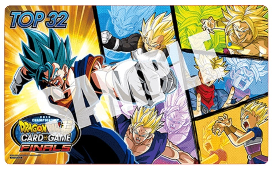 Dragon Ball Super: National Championship Final 2019 Top 32 Playmat - Playmats Sealed
