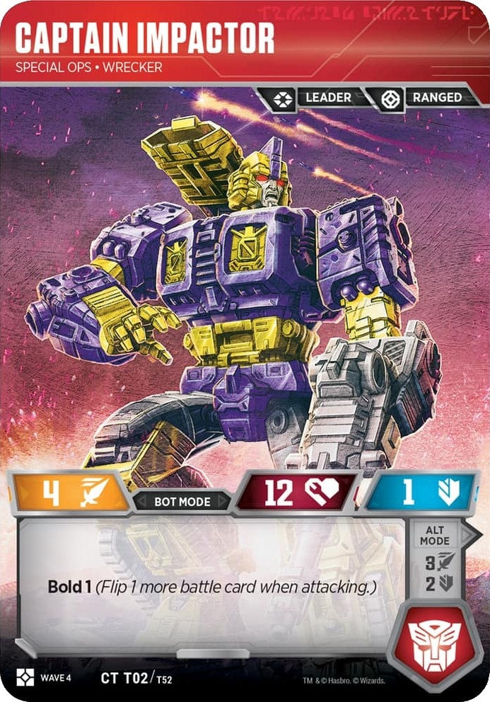 Captain Impactor - Special Ops Wrecker (2) [WCS2] - Transformers TCG Single