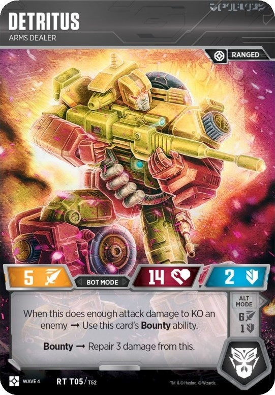 Detritus - Arms Dealer (5) [WCS2] - Transformers TCG Single