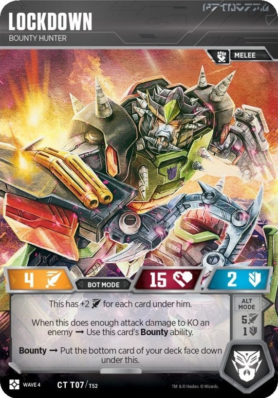 Lockdown - Bounty Hunter (7) [WCS2] - Transformers TCG Single