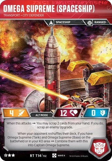 Omega Supreme (Spaceship) - Transport City Defender (14) [WCS2] - Transformers TCG Single