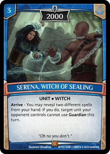 Serena Witch of Sealing (75) [REV] - Argent Saga TCG Single