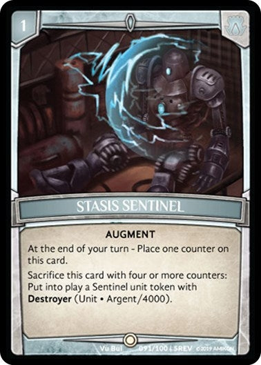 Stasis Sentinel (91) [REV] - Argent Saga TCG Single