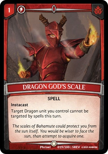 Dragon God’s Scale (19) [REV] - Argent Saga TCG Single