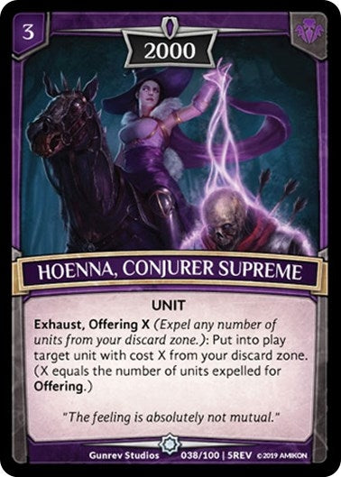 Hoenna Conjurer Supreme (38) [REV] - Argent Saga TCG Single