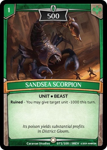 Sandsea Scorpion (71) [REV] - Argent Saga TCG Single