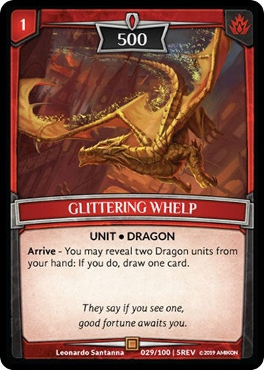 Glittering Whelp (29) [REV] - Argent Saga TCG Single
