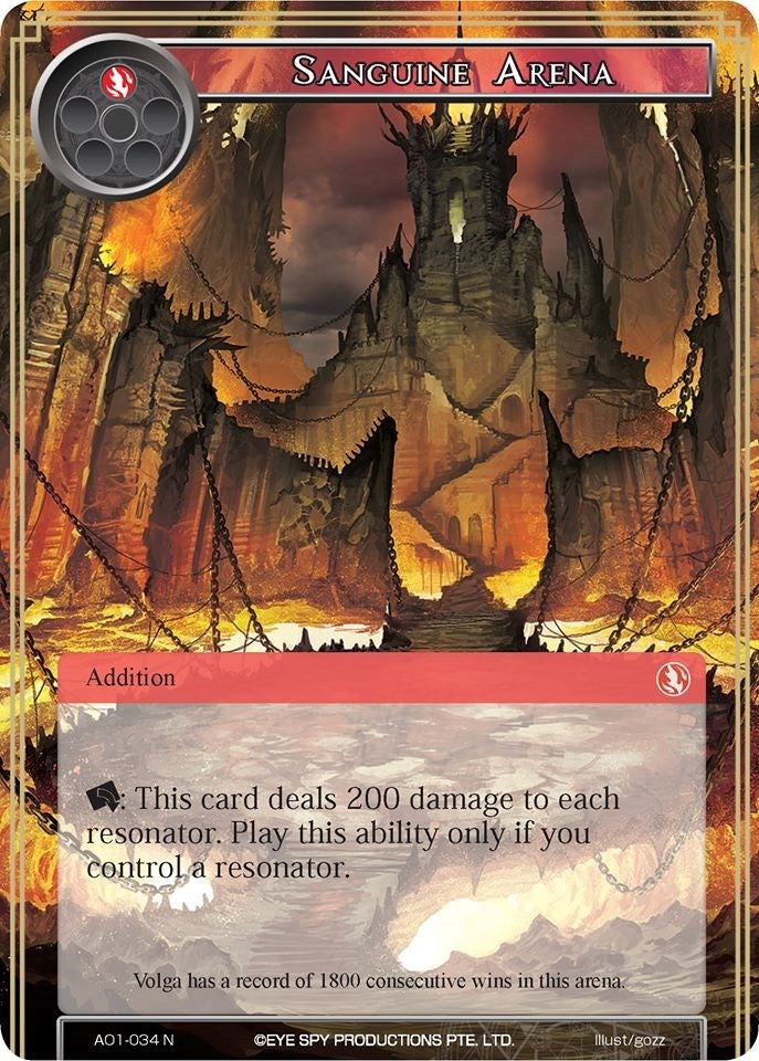 Sanguine Arena (1034) [AO1] - Force of Will Single