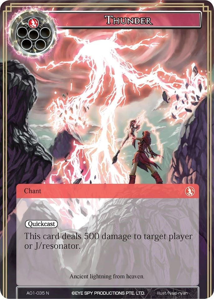 Thunder (1035) [AO1] - Force of Will Single