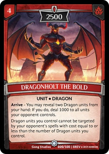 Dragonholt the Bold (20) [REV] - Argent Saga TCG Single