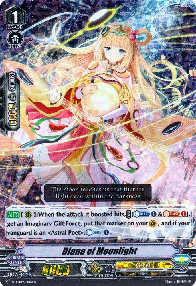 Diana of Moonlight (RRR Foil) (9006) [V-TD09] - Cardfight Vanguard Single
