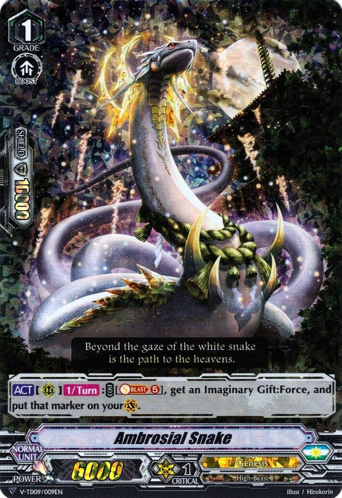 Ambrosial Snake (RRR Foil) (9009) [V-TD09] - Cardfight Vanguard Single