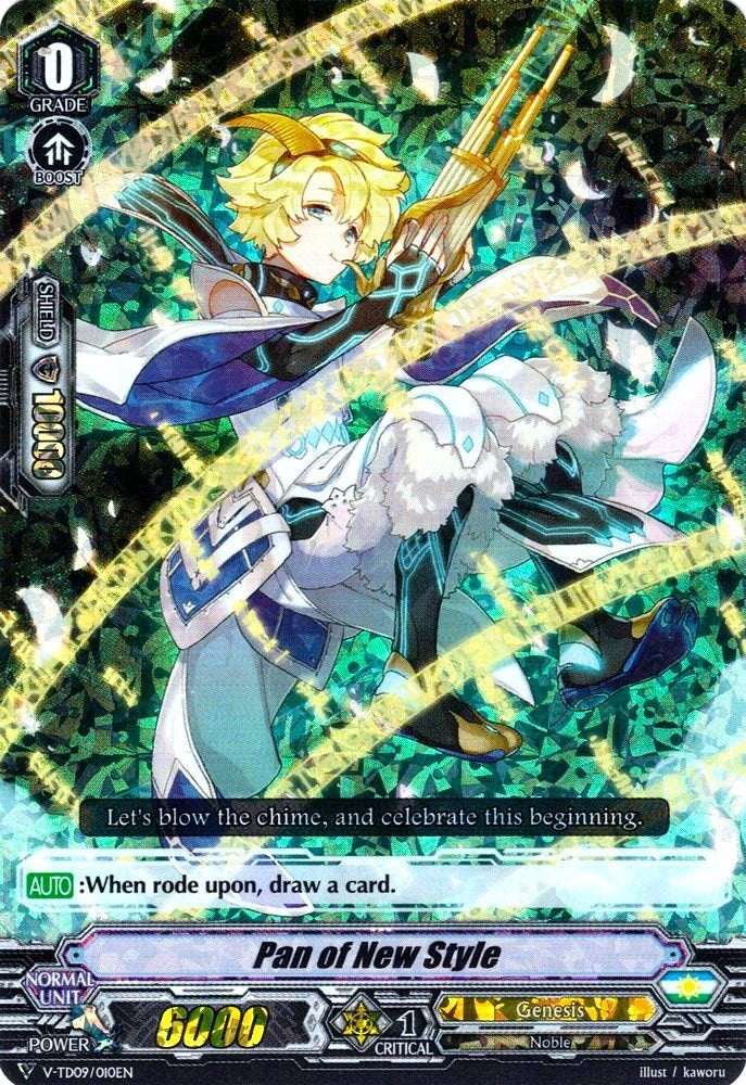 Pan of New Style (RRR Foil) (9010) [V-TD09] - Cardfight Vanguard Single