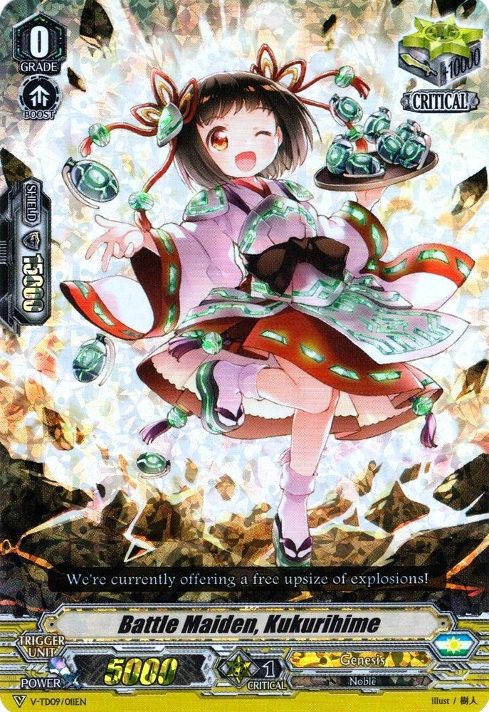 Battle Maiden Kukurihime (RRR Foil) (9011) [V-TD09] - Cardfight Vanguard Single