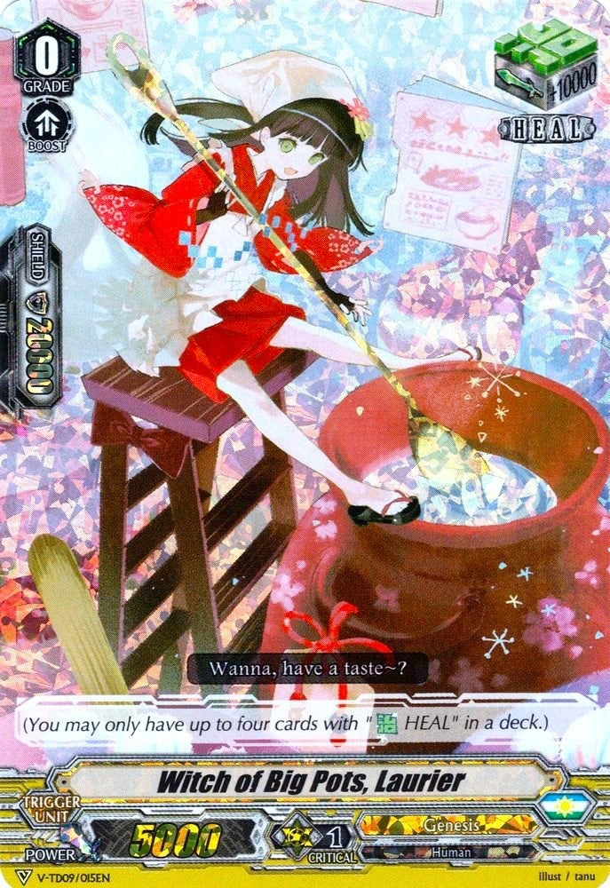 Witch of Big Pots Laurier (RRR Foil) (9015) [V-TD09] - Cardfight Vanguard Single