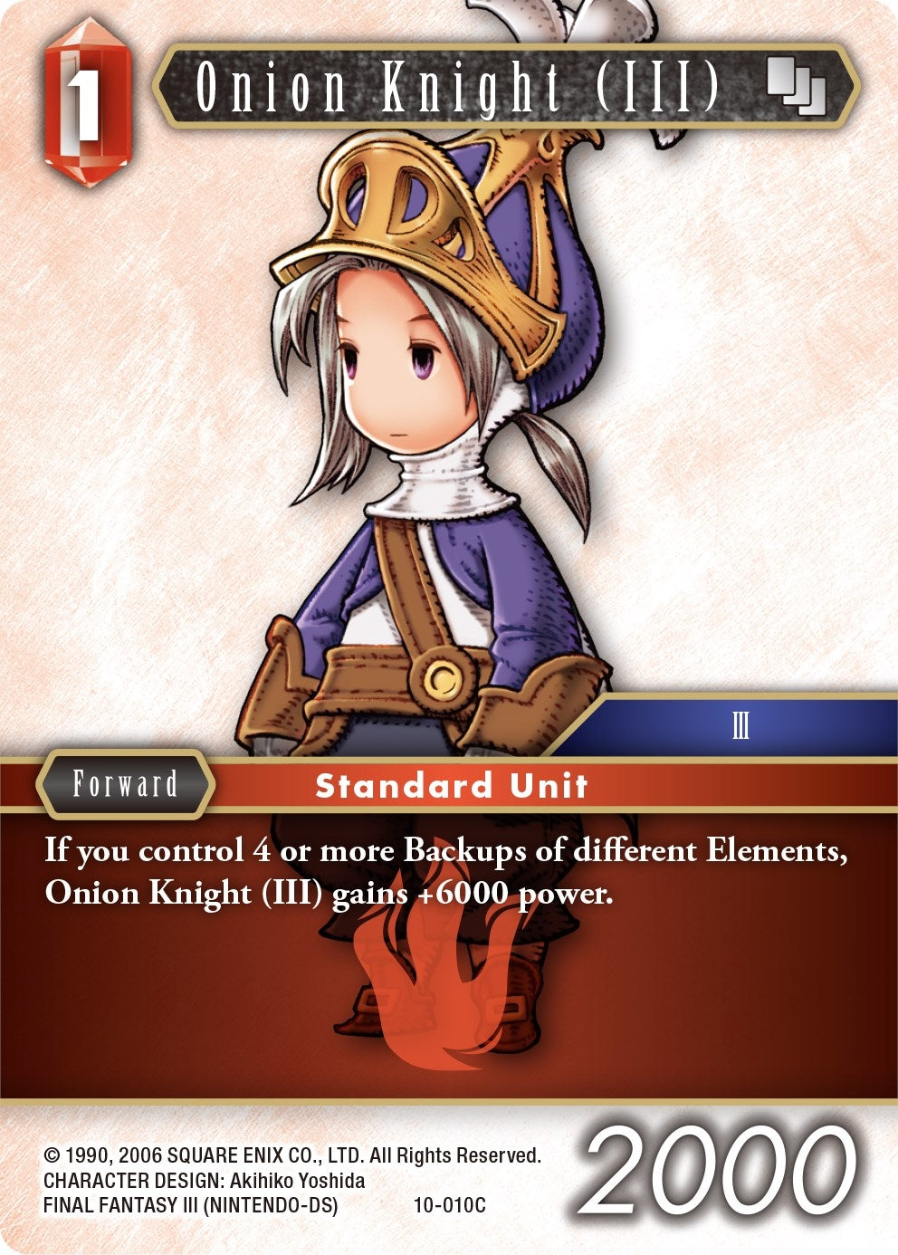 Onion Knight (III) - 10-010C (Luneth) (10) [OP10] - Final Fantasy TCG Single