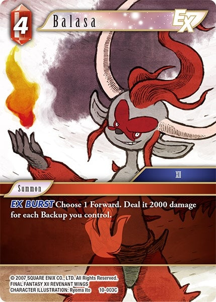Balasa EX (10) [OP10] - Final Fantasy TCG Single