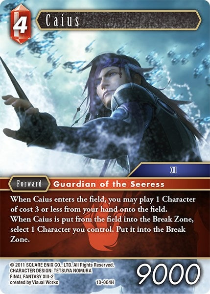 Caius (10) [OP10] - Final Fantasy TCG Single
