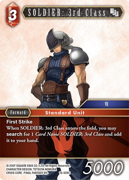 SOLDIER: 3rd Class (10) [OP10] - Final Fantasy TCG Single