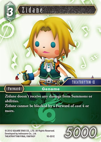 Zidane (10) [OP10] - Final Fantasy TCG Single