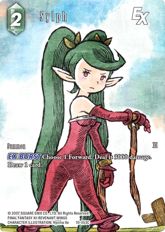 Sylph EX (Full Art) (10) [OP10] - Final Fantasy TCG Single