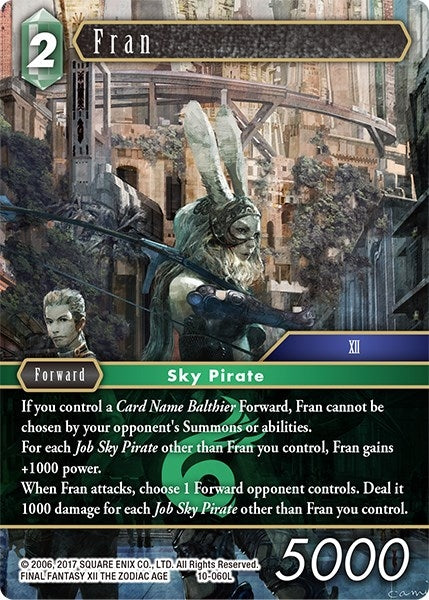 Fran (10) [OP10] - Final Fantasy TCG Single