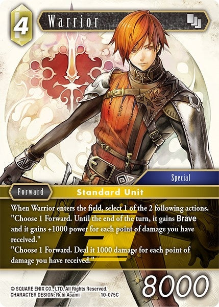 Warrior (10) [OP10] - Final Fantasy TCG Single