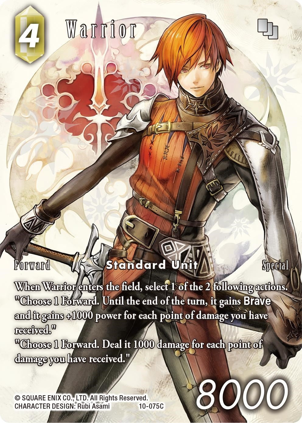 Warrior (Full Art) (10) [OP10] - Final Fantasy TCG Single