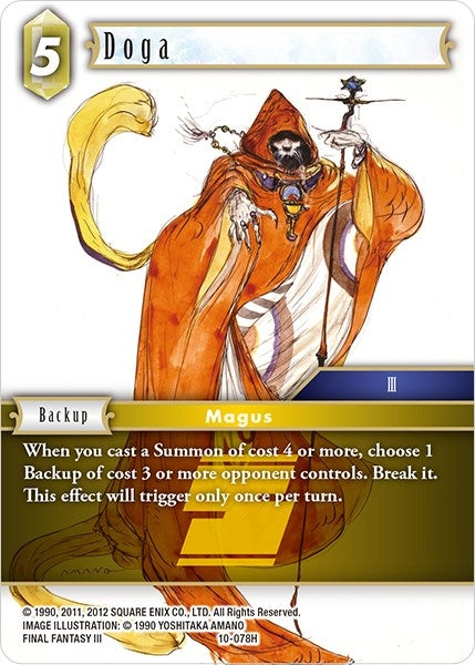 Doga (10) [OP10] - Final Fantasy TCG Single