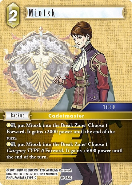 Miotsk (10) [OP10] - Final Fantasy TCG Single