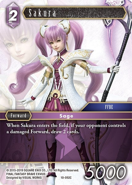 Sakura (10) [OP10] - Final Fantasy TCG Single