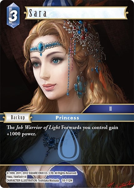 Sara (10) [OP10] - Final Fantasy TCG Single
