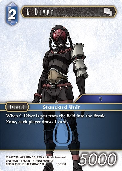 G Diver (10) [OP10] - Final Fantasy TCG Single