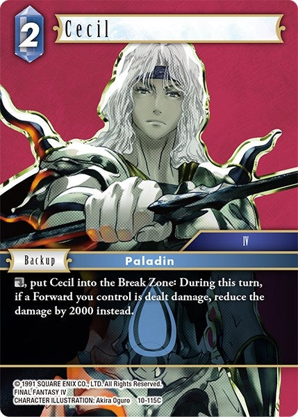 Cecil (10) [OP10] - Final Fantasy TCG Single