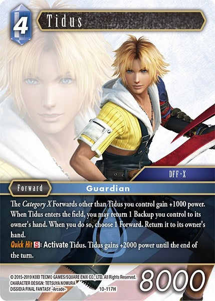 Tidus (10) [OP10] - Final Fantasy TCG Single