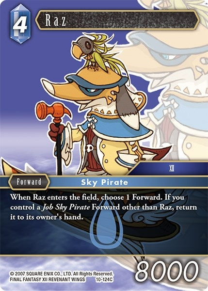 Raz (10) [OP10] - Final Fantasy TCG Single