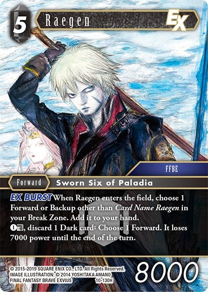 Raegen EX (10) [OP10] - Final Fantasy TCG Single