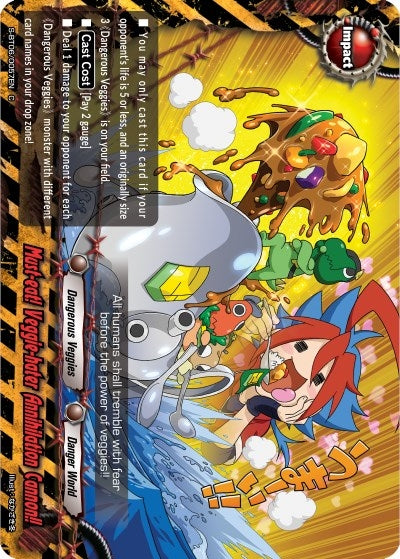 Must-eat! Veggie-hater Annihilation? Cannon!! (60057) [S-BT06] - Future Card BuddyFight Single