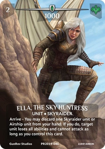 Ella the Sky Huntress (Serial Numbered) (2019046) [PR] - Argent Saga TCG Single