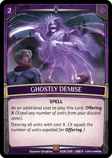 Ghostly Demise (28) [REV] - Argent Saga TCG Single