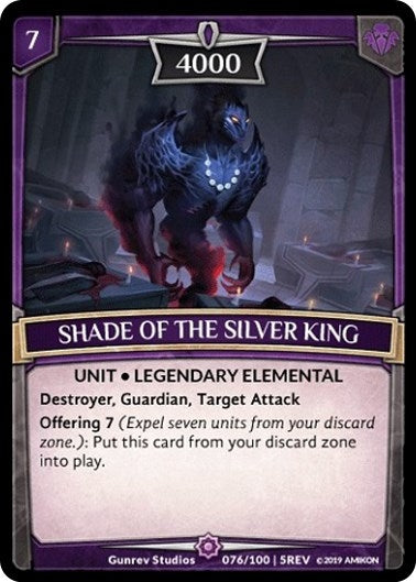 Shade of the Silver King (76) [REV] - Argent Saga TCG Single