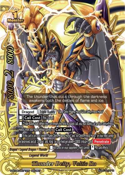Thunder Deity Voltic Ra (60071) [S-BT06] - Future Card BuddyFight Single