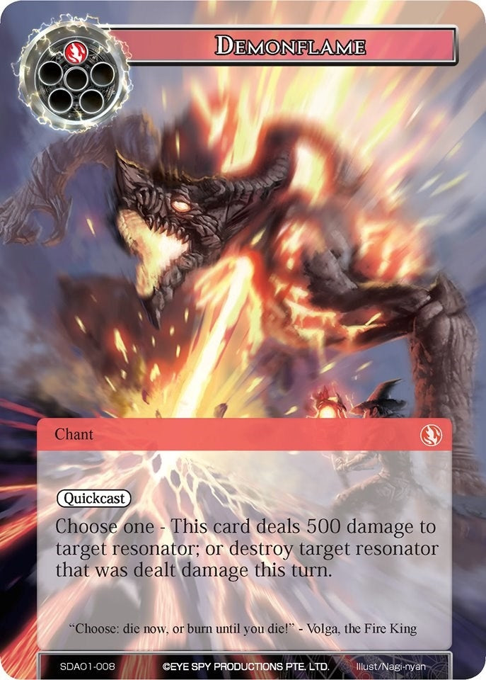 Demonflame (1008) [AOSD1] - Force of Will Single