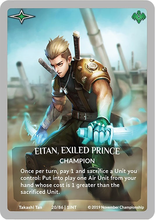 Eitan Exiled Prince (Silver Metal Prize Card) (20) [PR] - Argent Saga TCG Single