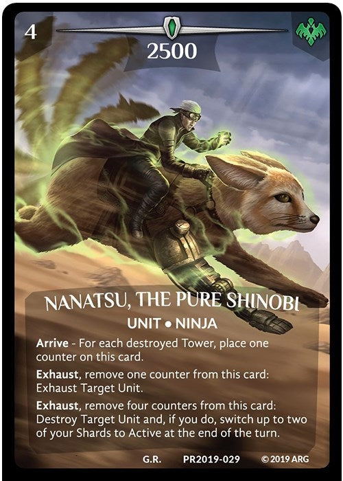 Nanatsu The Pure Shinobi (Full Art) (2019029) [PR] - Argent Saga TCG Single