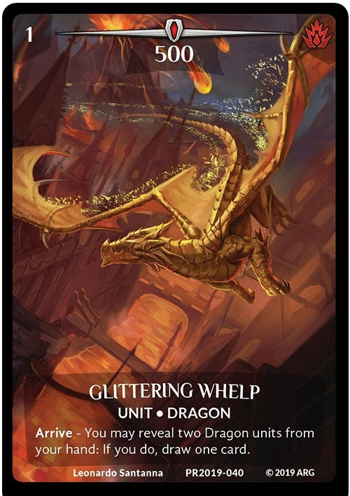 Glittering Whelp (Full Art) (2019040) [PR] - Argent Saga TCG Single