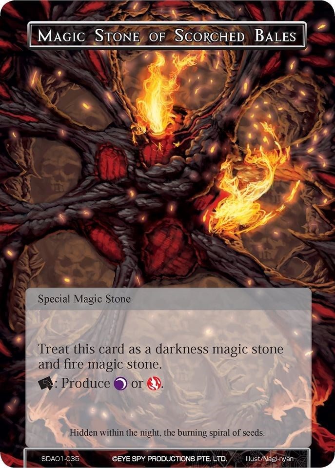 Magic Stone of Scorched Bales (1035) [AOSD1] - Force of Will Single
