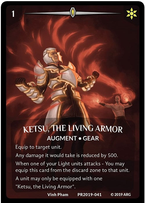 Ketsu the Living Armor (Full Art) (2019041) [PR] - Argent Saga TCG Single
