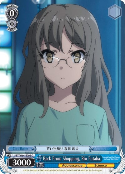 Back From Shopping Rio Futaba (64092) [SBY/W64] - Weiss Schwarz Single
