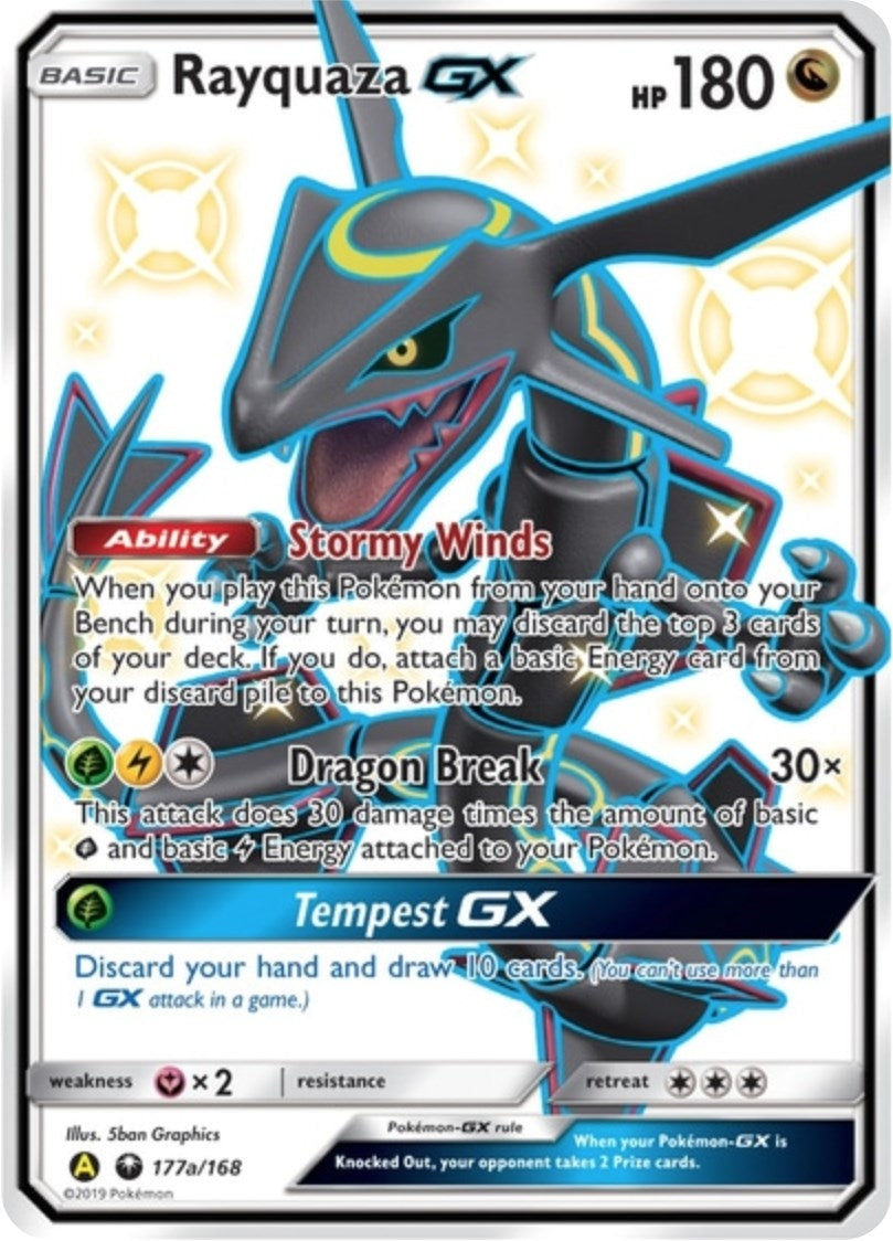 Image for Rayquaza GX - 177a/168 (177a/168) (Alternate Art Promos) - Pokemon